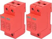 2Pcs Protective Devices DC Photovoltaic Arrester 2P 40ka with Remote FXD1?PV40500V Maximum Current of 40ka Our Voltage Arrester Device Superior Protective Devices2P Protective