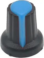 BCMCBV 10PCS/lot Potentiometer knobs 15X17mm 6mm WH148 Potentiometer B10K Color knob Cap Yellow Orange Blue White Red(Blue)
