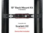 Rack Mount Kit for Focusrite Scarlett 2i2 2nd Gen - 19” 1.5U Brackets & Straps