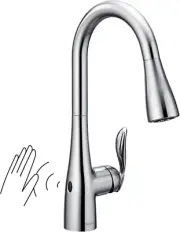 Moen 7594EWC Arbor MotionSense 1-Handle Pulldown Kitchen Faucet - Chrome $419
