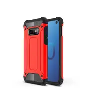 MCC Shockproof Samsung Galaxy S10e Heavy Duty Tough Case Cover S 10e G970 [Red]