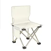 Fishing Camping Leisure Art Folding Drawing Stool Outdoor Folding Stool Portable Bench-Creamy-White Medium 33 * 33cm