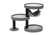Paws & Claws 75cm Catsby Beaumaris Cat Kitten Scratching Post Bed Tree Charcoal