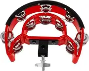 TOGEVAL Drum Set Percussion Bell Percussion Instrument Hi Hat Tambourine Music Instruments Musical Instruments for Adults Tambourine