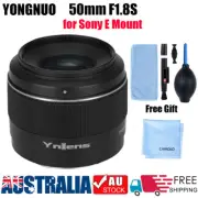 YONGNUO YN50mm F1.8S APC-C Fixed Auto Focus Lens for Sony E Mount