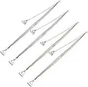 FRCOLOR 2 Pairs Adjustable Pearl Straps Replacement Non Slip Pearl Shoulder Straps for Wedding and Special Occasions for Enhancing Your Outfits with Chic Decor