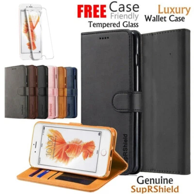 For iPhone SE XS XR 7 8 Plus 15 14 13 12 Pro Max Wallet Case Leather Flip Cover