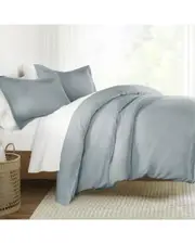 Home Collection Brushed Sateen Cotton Duvet Cover Set