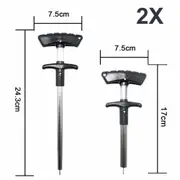 7.5x24.3cm And 7.5x17cm Minimizing Injuries Tools Fishing Tool Tackle Squeeze Fish Hook Remover Easy AU