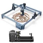 [EU Direct] SCULPFUN S9 Laser Engraving Machine 5.5W + SCULPFUN RA Pro Max 4 in 1 Rotary Chuck Laser Engraver Y-axis Mul
