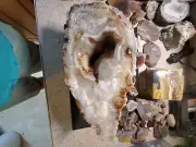 19lb Woodward Ranch Banded White Agate Nodule Alpine Texas 80s Botryoidal Gem