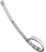 TEHAUX 1Roll Stainless Steel Self Adhesive Measuring Tape Durable Workshop Measuring Tool with Accurate Scale for Woodworking Drafting and Industrial Applications