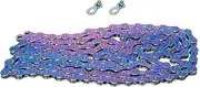 Steel Cycle Variable Speed Chain, Speed Antirust Cycling Chain with Quick Links for Mountain Road Cycle Replacement (12 Speed)