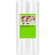 2-pack vacuum sealer bags, food storage bag rolls for custom sealed food storage