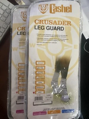 Cashel Fits DRAFT Crusader SET OF FOUR LEG GUARDS Cool Mesh Boots Fly Control