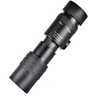 Monocular Binoculars High Power Ultra HD 4K Zoom Pocket Telescope Compatible with Smartphone for Taking Photos 10-30 25 + Camera Clip + Triangular Bracket for Interior