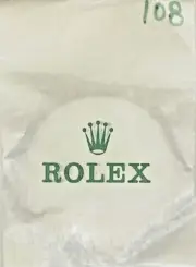 ROLEX FACTORY NEW SEALED MENS DATE CYCLOPS CRYSTAL 25 108