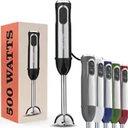 Powerful Immersion Blender Electric Hand Blender 500 Watt with Turbo Mode Deta