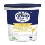 Organic Barambah Organics Bush Honey Yoghurt 1kg – Fresh, healthy organic delivery | Doorstep Organics