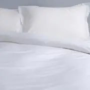 Canningvale Alessia Quilt Cover Set Bamboo Cotton Home Bedding White