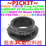 PIXCO SONY AF MINOLTA MA A ALPHA鏡頭轉SONY PMW-F3 F5 F55攝像機身轉接環