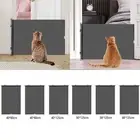 Retractable Baby Dog Gate Barrier Fence for Indoor Outdoor Doorways Deck