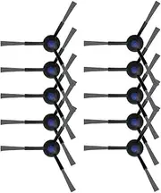 10 Pieces Side Brushes Replacement Parts Accessories for Ecovacs for Deebot N20/N20 Plus/N20 Pro Plus Robot Vacuum Cleaner Replacement Set