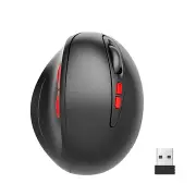 2400DPI 2.4GHz Wireless Adjustable 4 Buttons Ergonomic Optical Mouse for PC Gaming and Office