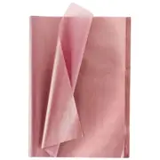 Whaline Rose Gold Tissue Paper Bulk, 100 Sheets Metallic Gift Wrapping