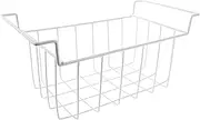 ABOOFAN Freezer Organizer Baskets with Dividers Space Saving Wire Storage Bins for Upright Freezer Easy Installation Hanging Design for Efficient Food Storage and Airflow