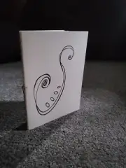 handmade sketchbook 20 pages 4.5" x 6" hand-drawn cover