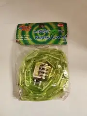 New Bell Spoke Hedz Bicycle Blue Combination Chain Lock Green