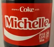 Share A Coke With Michelle 2025 Personalized Gift Coca Cola Bottle