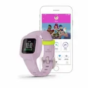 Garmin 010-02441-21 Vivofit Jr. 3 Kids Lilac Floral Purple Fitness Tracker Watch