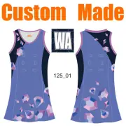 Custom Sublimation Netball Dress Quick Dry Women Sleeveless Traing Dresses 125