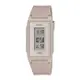 【CASIO 卡西歐】輕巧電子錶 淡粉色 環保材質錶帶 生活防水 LED照明 LF-10WH(LF-10WH-4)