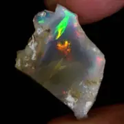 Enchant Ethiopian 11.00 Ct "Play-Of-Color" Fire Opal Raw/Rough Specimen Gemstone