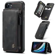 CaseMe Shockproof iPhone 7+/8+ 7 Plus 8 Plus Case Cover Wallet Apple [Black]