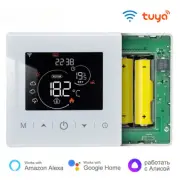 Tuya WiFi Heat Thermostat Battery Powered Temperature Controller For Gas Boiler