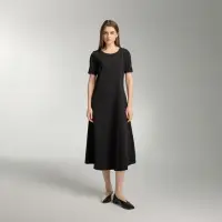 在飛比找momo購物網優惠-【giordano ladies】24SS_經典修身連衣裙(