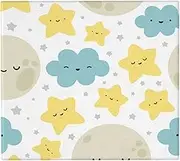 RHAIYAN Drying Mat Cute Moon Cloud and Stars Heat Insulation Holder Dish Cup Draining Pad Kitchenware Specific