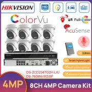 Hikvision 8CH 4K NVR 4MP AcuSense Hybrid Light ColorVu IR Security Camera System