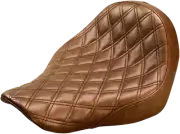 Saddlemen Brown Renegade Lattice Stitch Solo Seat 2018-19 Harley FLSB FXLR
