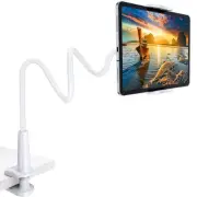 Gooseneck Tablet Holder Stand for Bed Adjustable Flexible Arm Tablets Mount C...