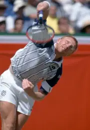 Boris Becker of Germany at the Stella Artois Tennis Championships - Old Photo 2