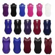 Kids Girls Ballet Dance Leotard Gymnastics Jumpsuit Bodysuit Unitards Dancewear