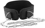 rockible Dipping Belt Back Support Strap Multifunction Supplies Pull up Strap for Home Men Women Bodybuilding Weight Gym