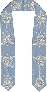 [EdWal] seashell christmas print Graduation Stole and Sash Class for Unisex Adult Honor Stole Honor Stole of 2025