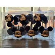 Disney Mickey Mouse Shower Curtain Hooks/Rings Set Of 12 Features Two Faces