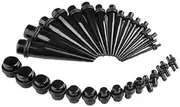 [TOZLU] Ear Stretching Kit, 18Pcs Ear Gauges Expander Set Tapers and Plugs Tunnels Body Piercing Jewelry Set Fashion Processing